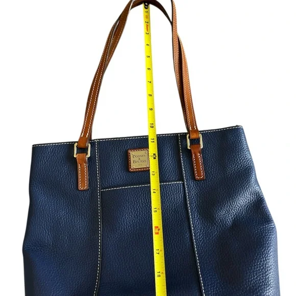 Dooney & Bourke Blue Pebbled Leather Tote - NWOT - Picture 7 of 10